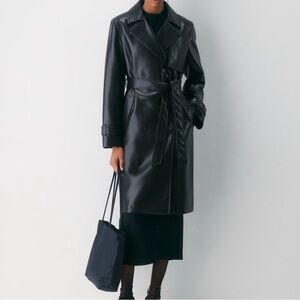 Babaton Women's Black Trench Coat